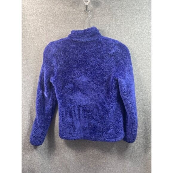 Fila Sport Girls Purple Fleece Jacket Full Zip Mock Neck Size M (10/12) - Picture 2 of 11